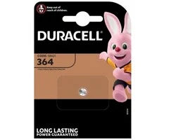Pile oxyde d'argent Duracell 364 1,5V