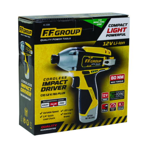 VISSEUSE À CHOC SANS FIL 12V/80