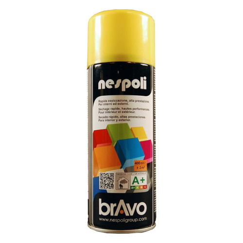 Bombe aérosol peinture Nespoli jaune soleil