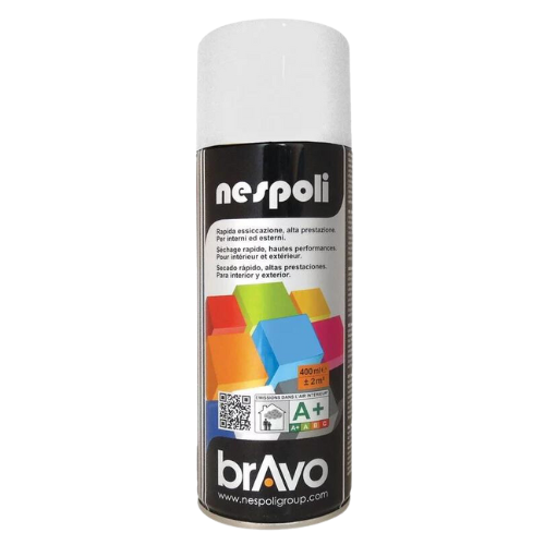 Bombe aérosol peinture Nespoli blanc brillant