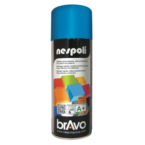Bombe aérosol peinture Nespoli bleu azur