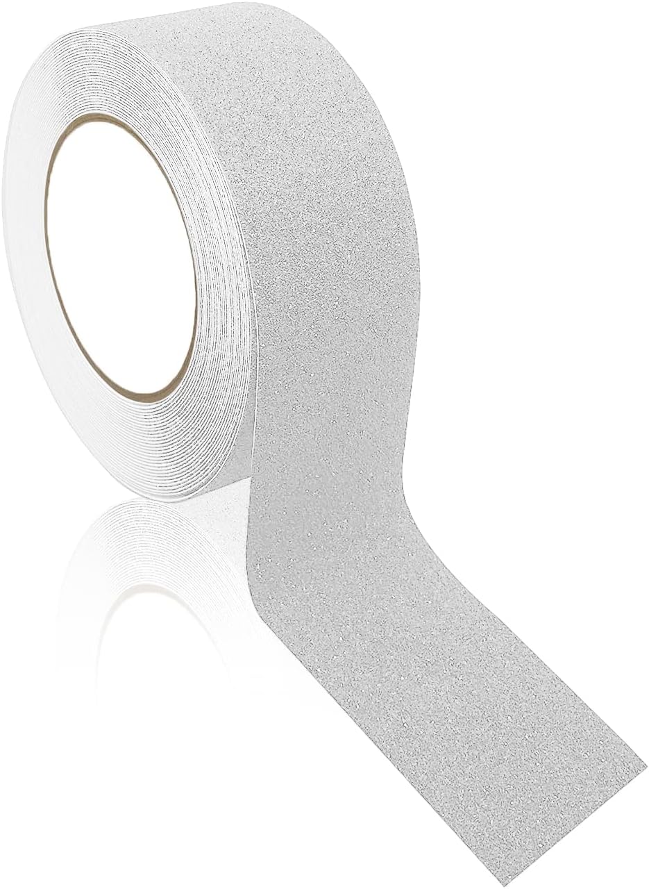 Tape adhésif antidérapant blanc 18mx25mm