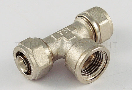 Té bicône multicouche 16mm x 3/4"femelle à serrer