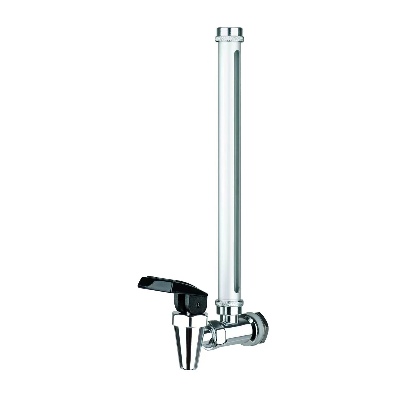 ROBINET INOX AVEC POUSSOIR À LA DEMANDE ET JAUGE DE NIVEAU D’EAU
