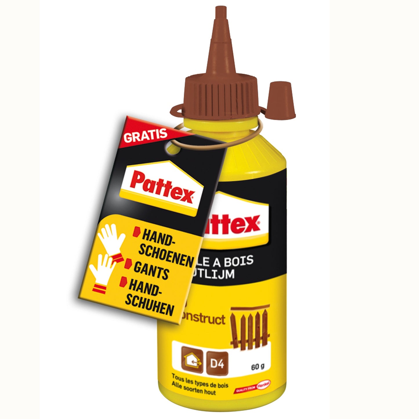 PATTEX COLLE A BOIS PU-CONSTRUCT 60 GR