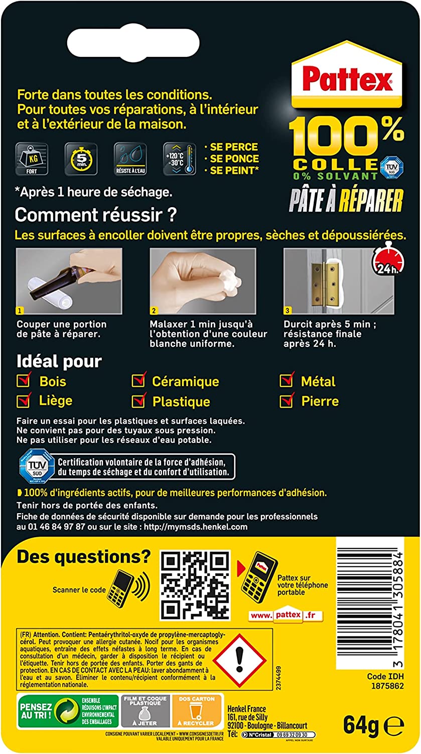 PATTEX COLLE REPAIR EXPRESS 64 GR