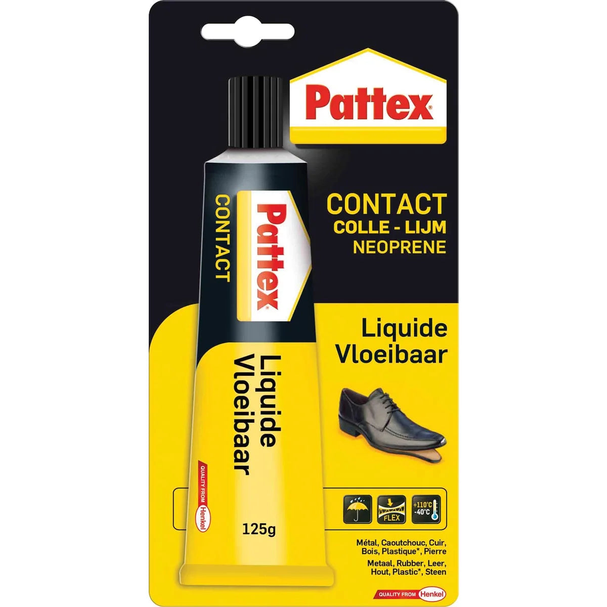 PATTEX COLLE CONTACT LIQUIDE ( 50 GR - 125GR - 650 GR - 4,5 KG )