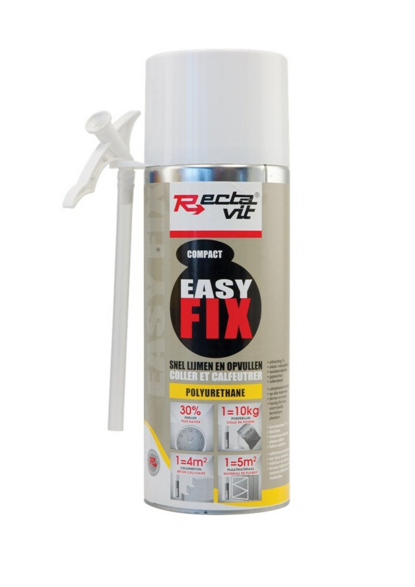 RECTAVIT COLLE DE MONTAGE PU EASY FIX COMPACT 300ML