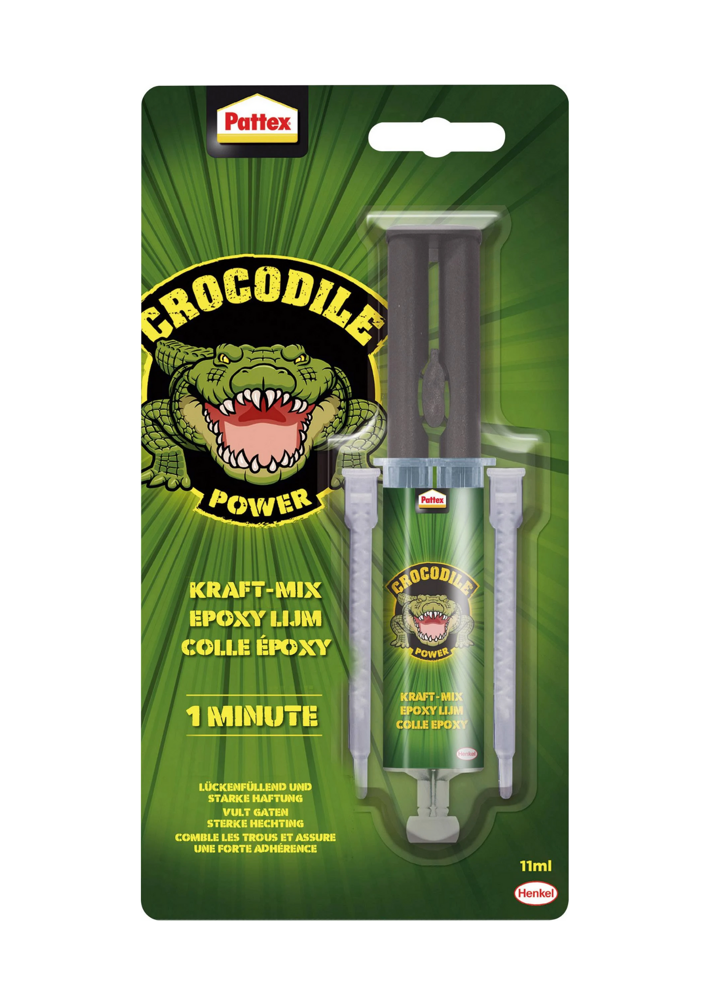 PATTEX COLLE EPOXY 2 COMPOSANTS CROCODILE