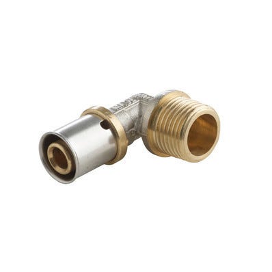 Coude multicouche 16mm x 1/2"Male à sertir