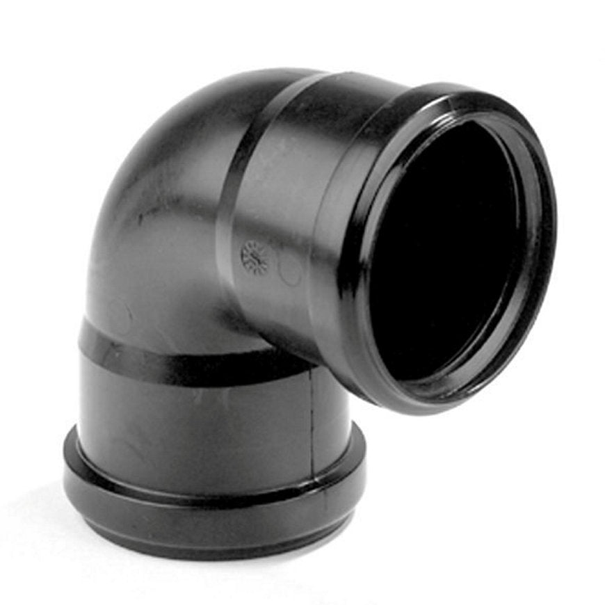 Coude 90° PP Noir FF