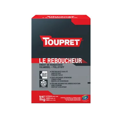 Enduit de rebouchage Toupret Le Reboucheur 1kg