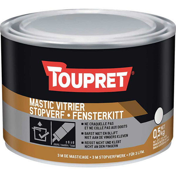 Mastic vitrier Toupret pour l’intérieur et l’extérieur