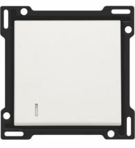 Set de finition avec voyant pour interrupteur ou bouton-poussoir simple Niko (100-60005)