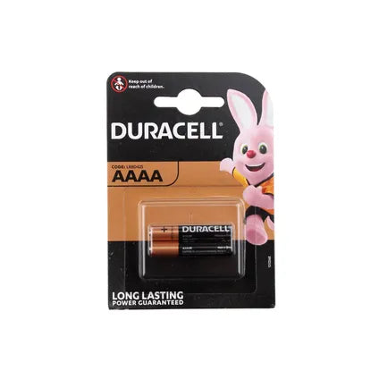 Pile alcaline Duracell Plus AAAA 2X