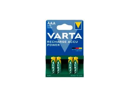 Pile rechargeable Varta Recharge Accu Power AAA 800 mAh 4 pièces