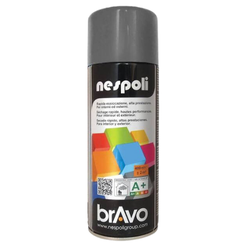 Bombe aérosol peinture Nespoli gris graphite