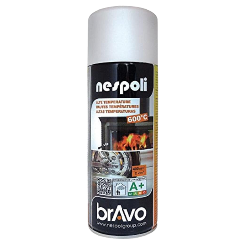 Bombe aérosol peinture Nespoli haute température blanc