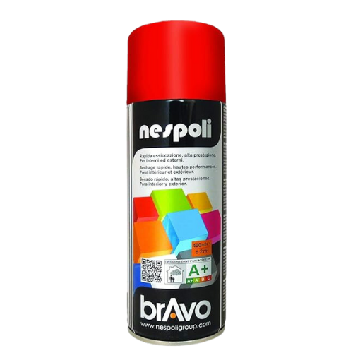 Bombe aérosol peinture Nespoli rouge feu