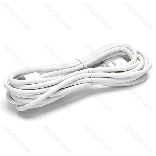 Rallonge française 5m blanc 3G1,5mm²