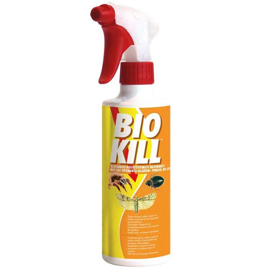 BIO KILL CONTRE PUNAISES DE LIT, MITES DES VÊTEMENTS & ACARIENS – 500 ML