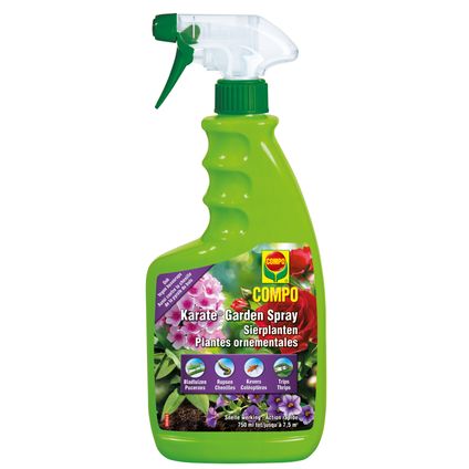 Insecticide spray plantes ornementales Compo Karate Garden 750ml