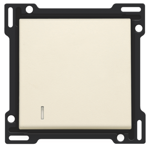 Set de finition avec voyant pour interrupteur ou bouton-poussoir simple Niko (100-60005)