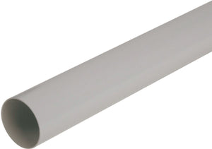 Tube 1m PVC gris