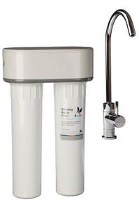 DOULTON DUO-HIP ANTI FLUOR SOUS ÉVIER + ROBINET DE COMPTOIRS + KIT DE MONTAGE