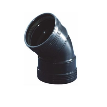 Coude  45° FF PP Noir