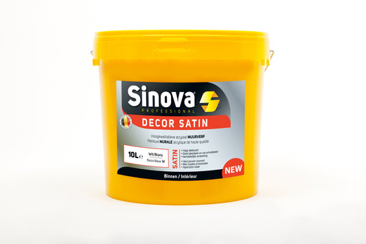 Peinture decor satin mur & plafond Sinova