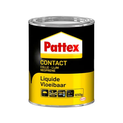 PATTEX COLLE CONTACT LIQUIDE  ( 50 GR - 125GR - 650 GR - 4,5 KG )