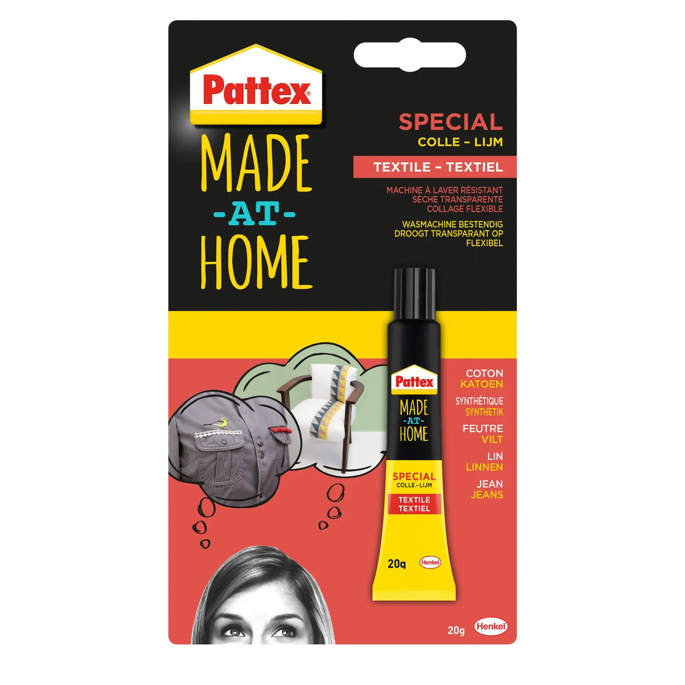 PATTEX COLLE TEXTILE MADE AT HOME 20 GR