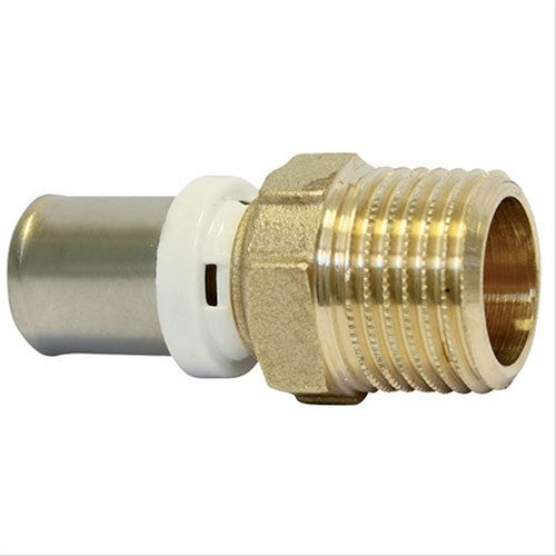 Raccord droit multicouche 16mm x 3/4"Male à sertir