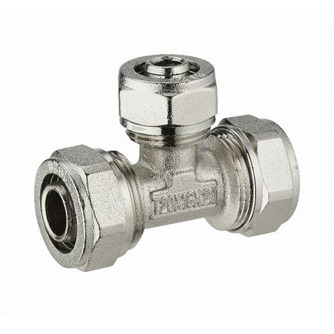 Té bicône multicouche 26mm à serrer